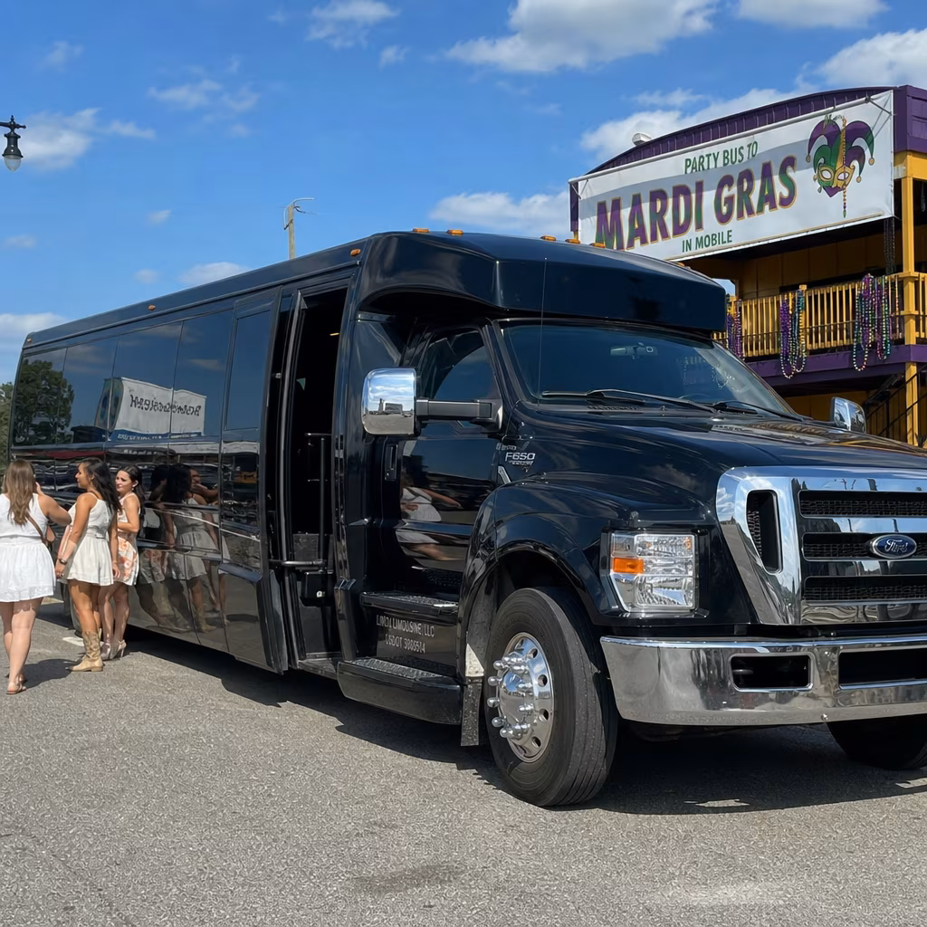Party Bus to Mardi Gras in Mobile