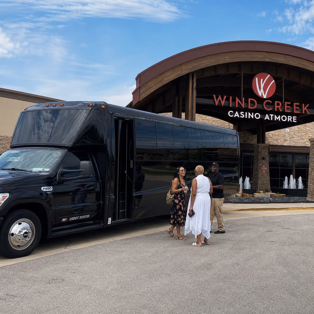 Rent a Bus to Wind Creek Casino Atmore
