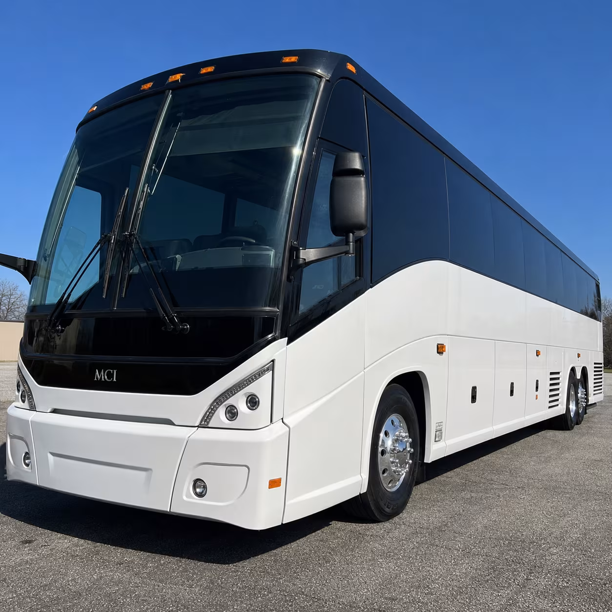 Mobile Airport Shuttle & Transportation party bus exterior