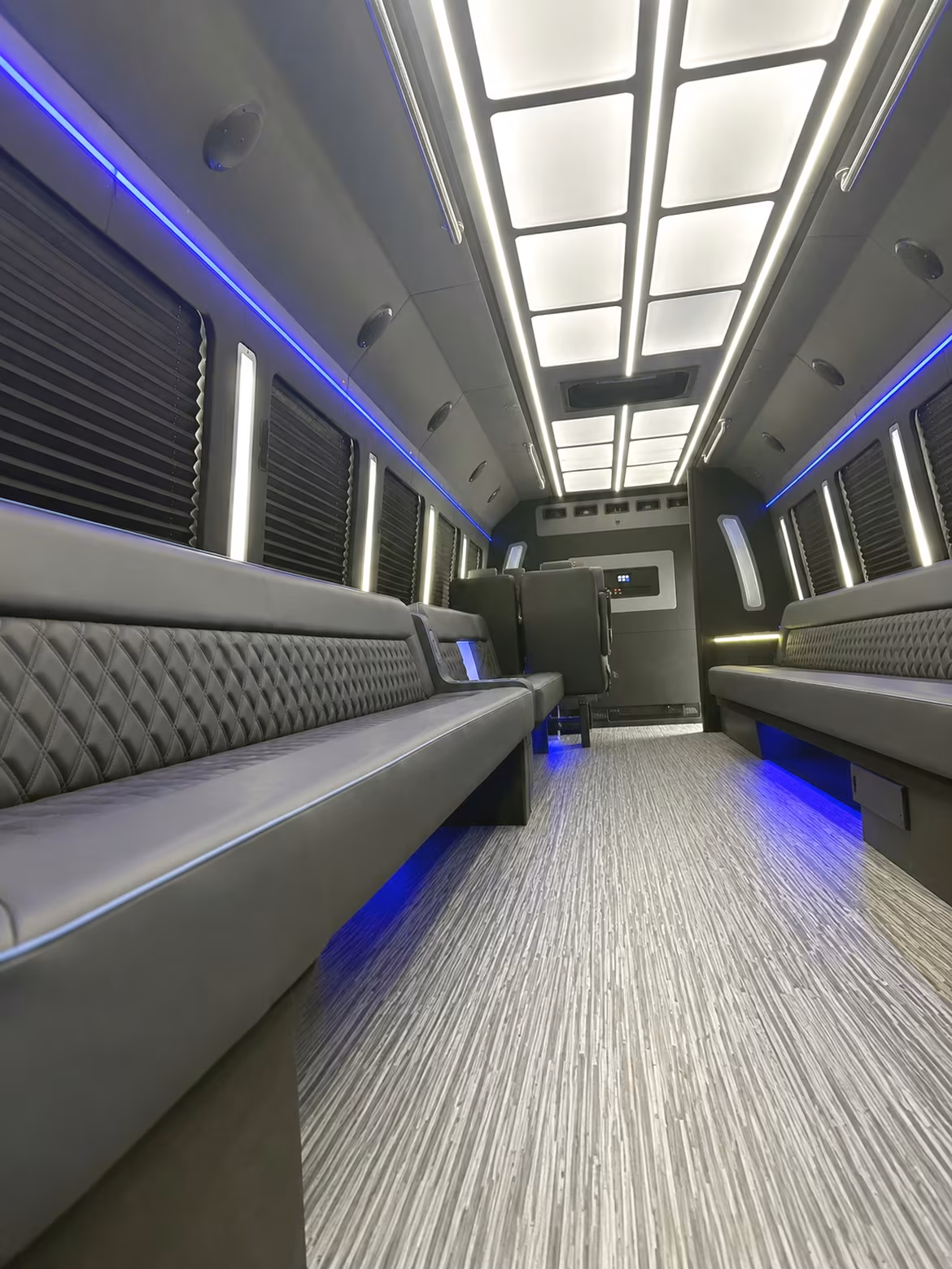 Mobile Bachelor & Bachelorette Transportation party bus interior