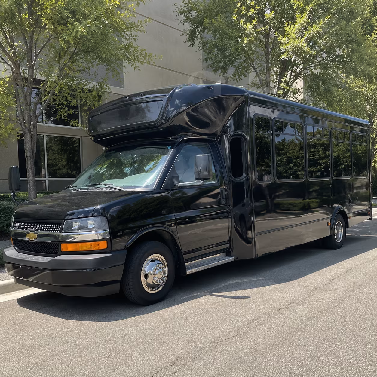 Mobile Bachelor & Bachelorette Transportation party bus exterior