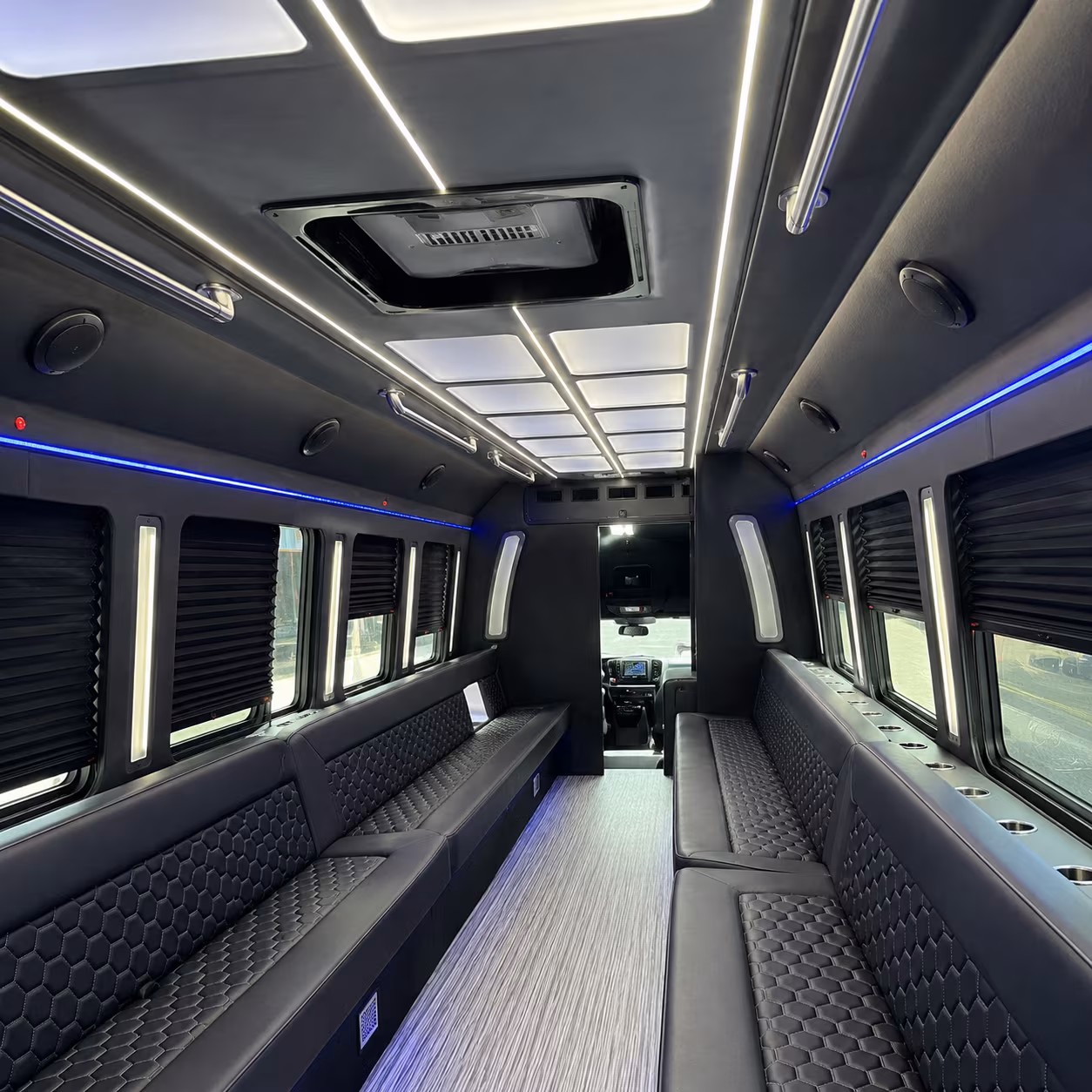 Mobile Concert & Music Festival Transportation party bus exterior