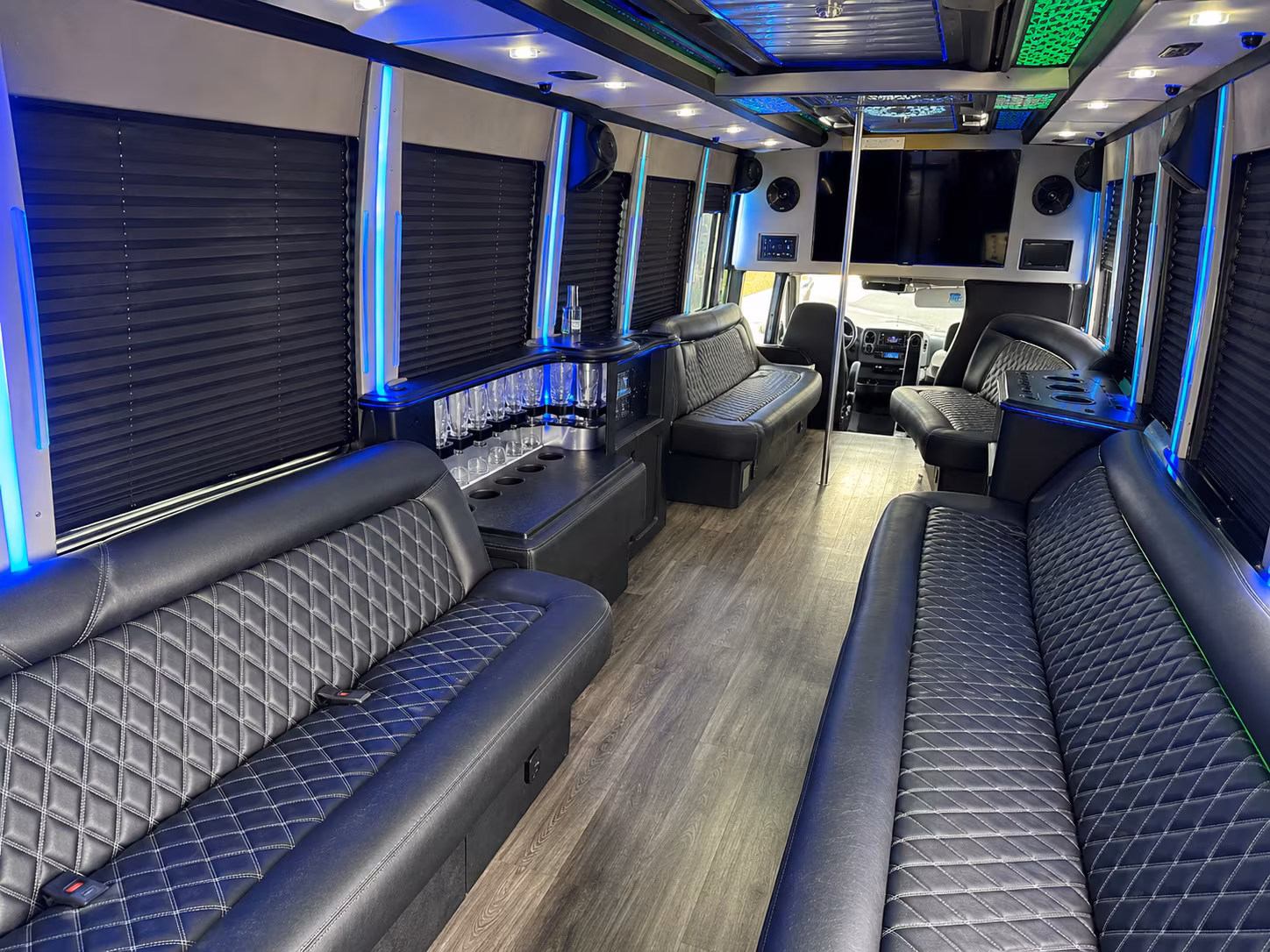 Mobile Concert & Music Festival Transportation onboard seating