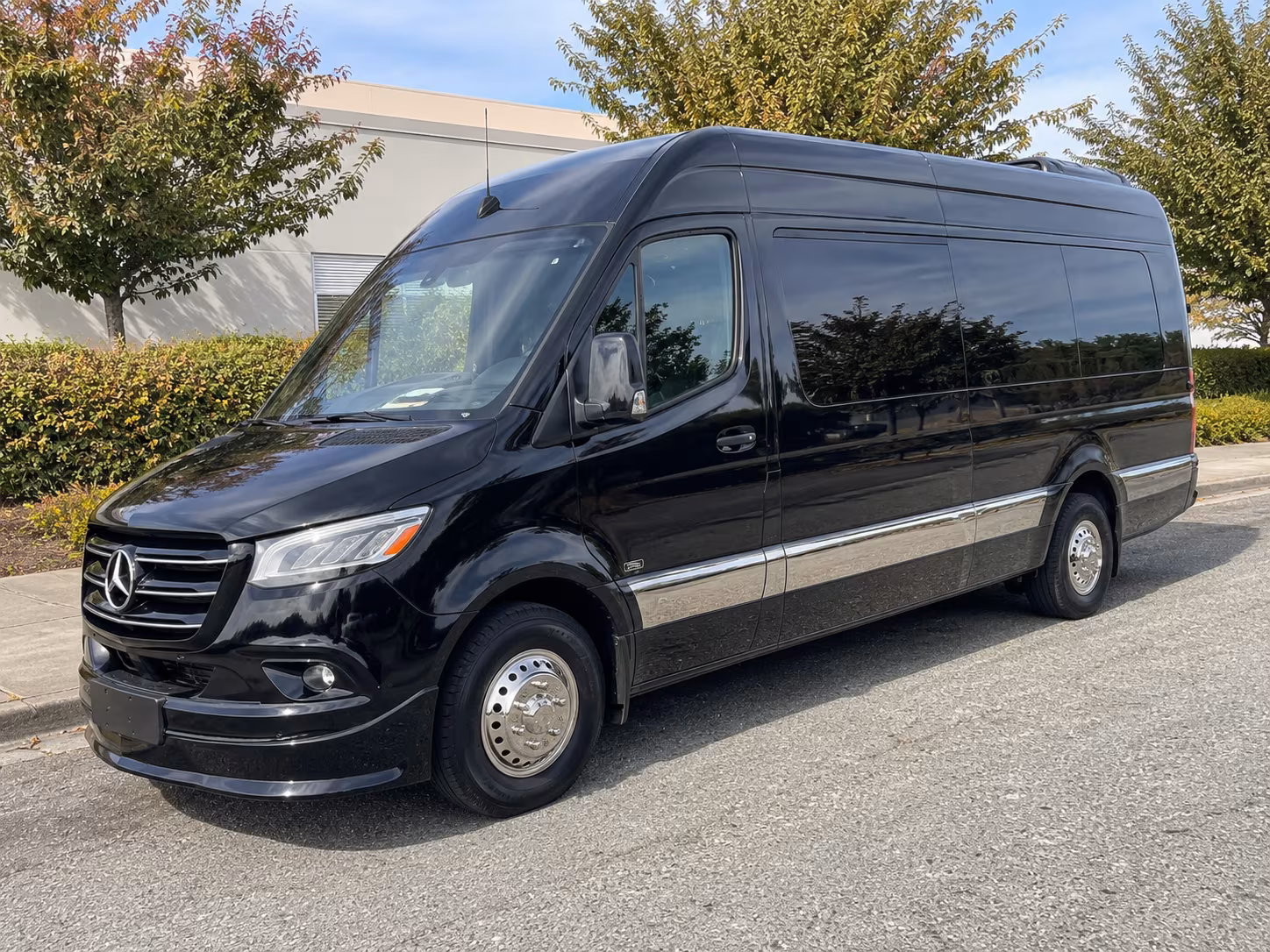 Mobile Corporate Transportation party bus exterior
