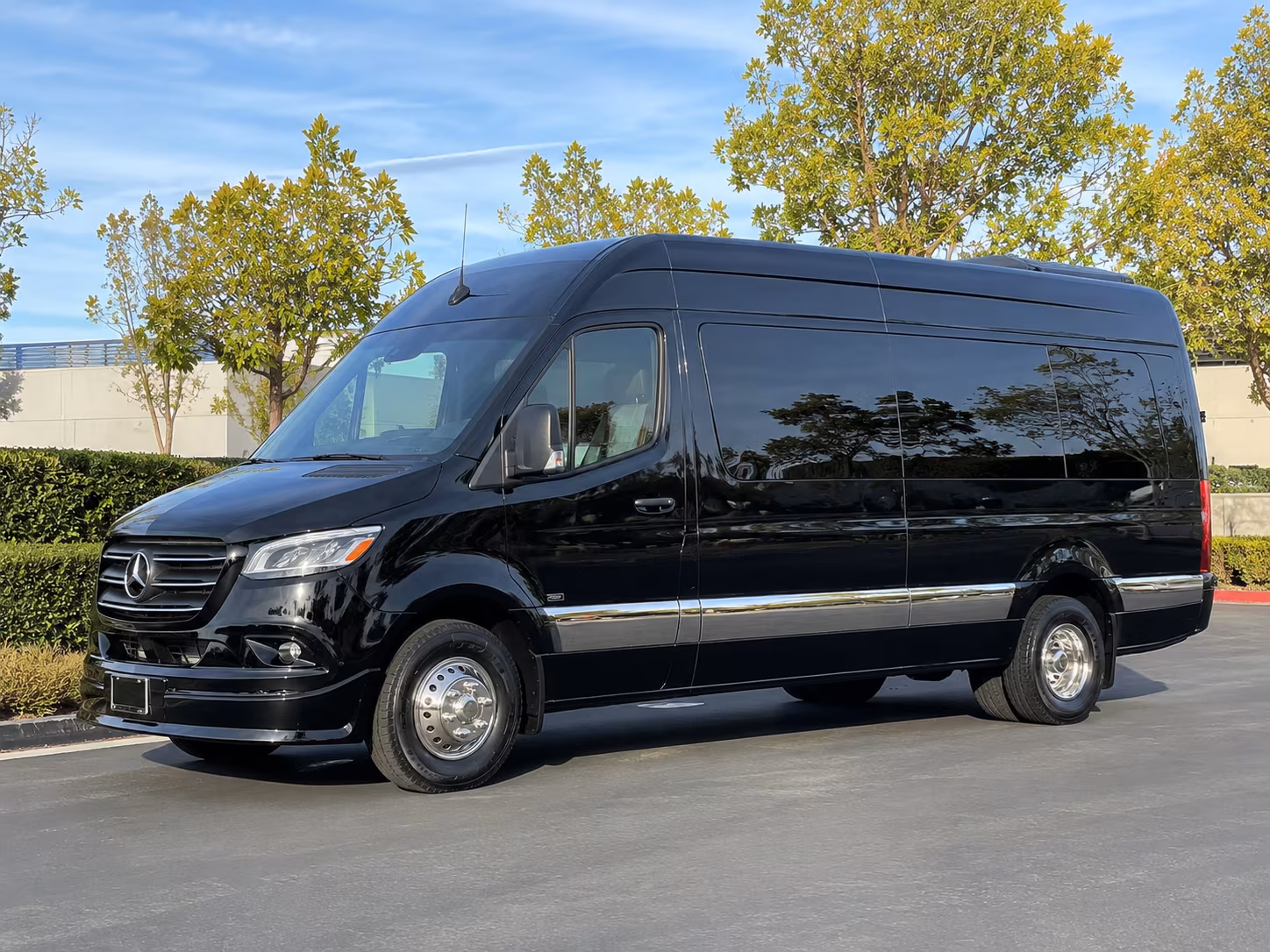 Mobile Corporate Transportation party bus exterior