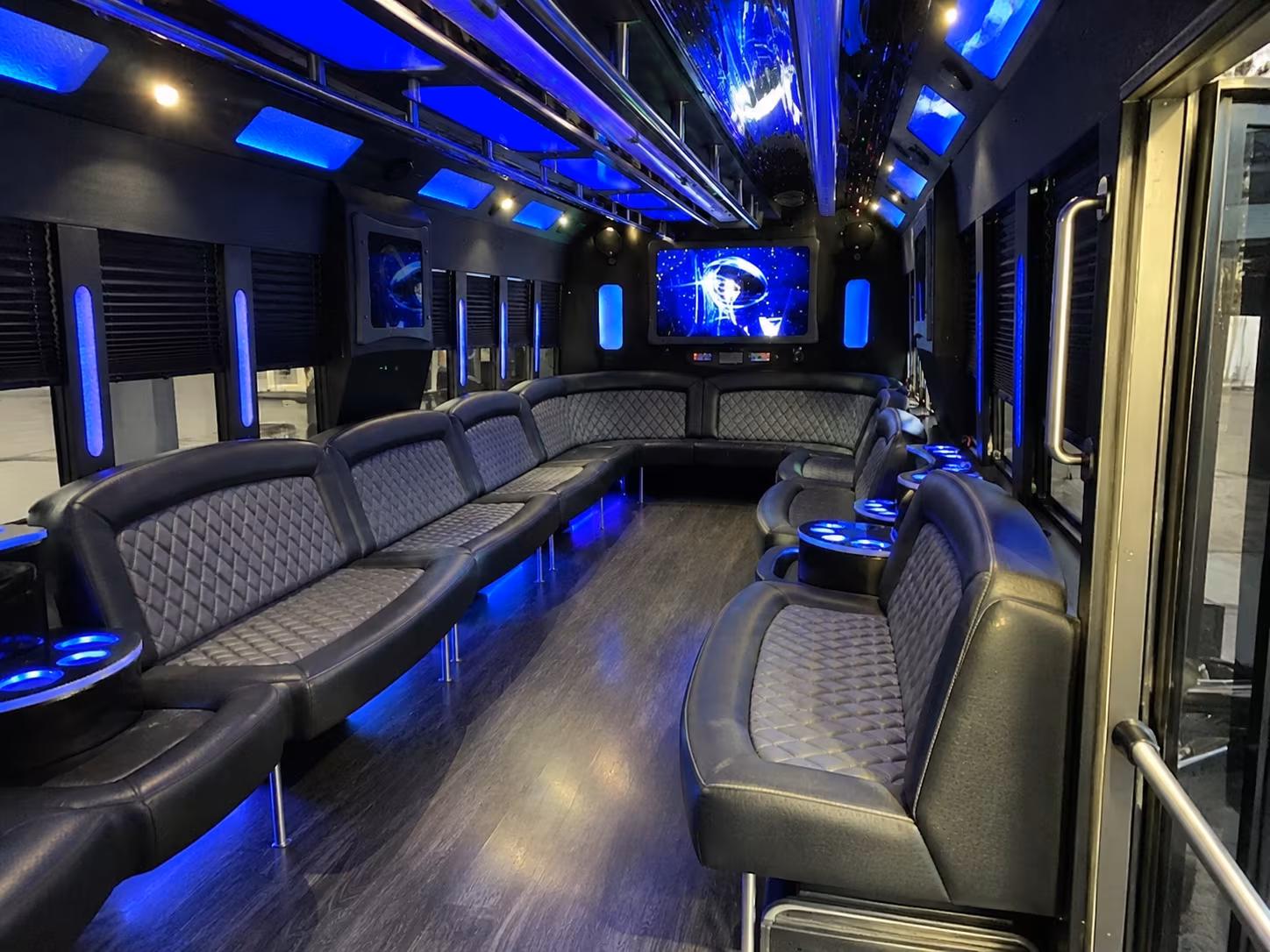 Mobile Prom & Homecoming Transportation party bus exterior