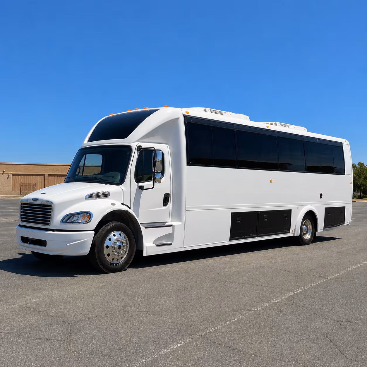 Mobile Prom & Homecoming Transportation party bus exterior