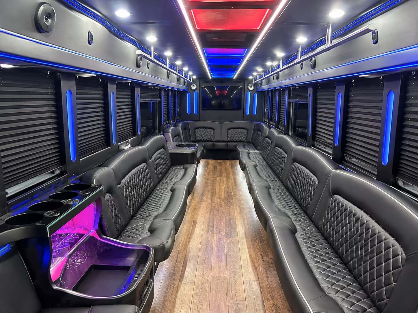 Mobile Prom & Homecoming Transportation party bus exterior