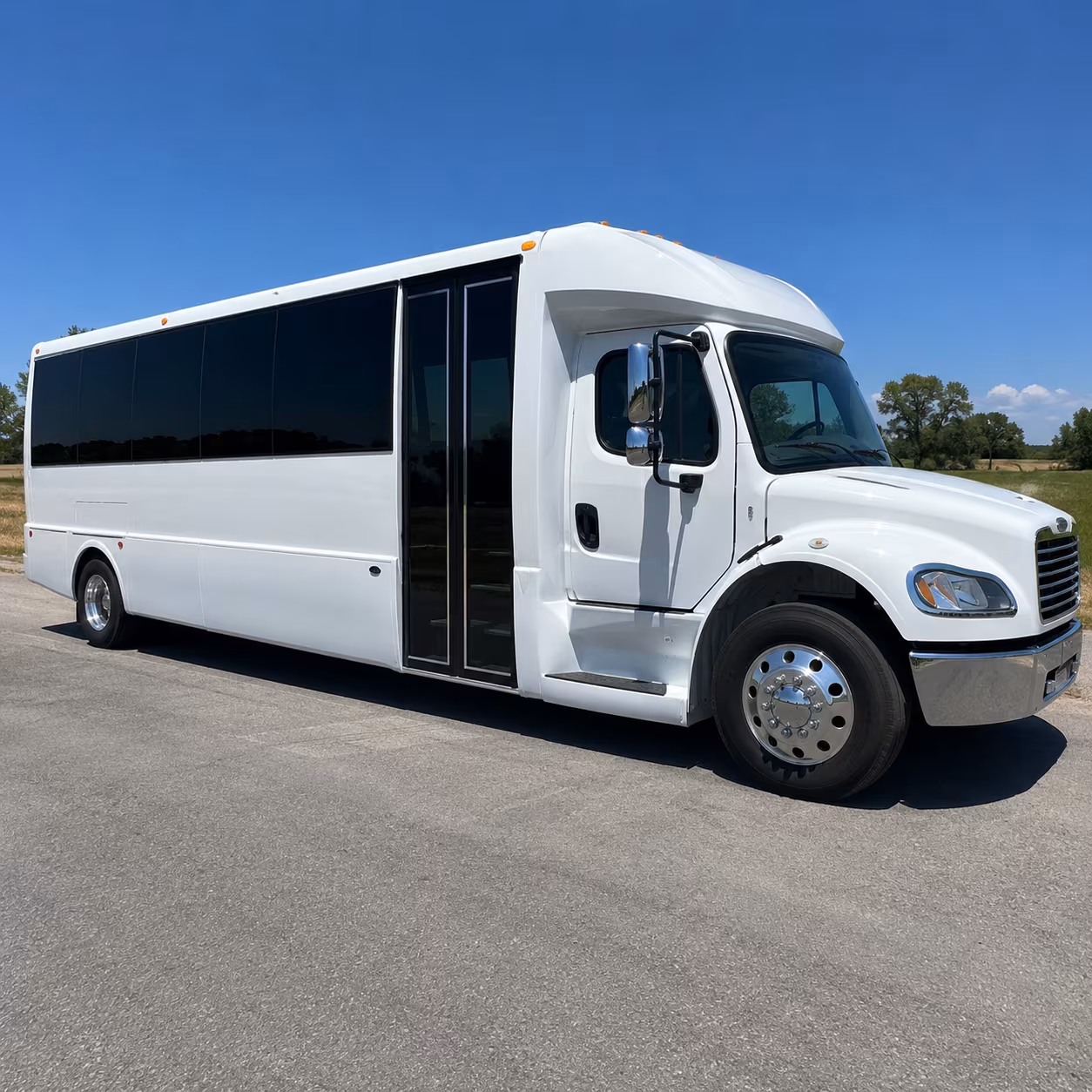 Mobile School Event Transportation party bus exterior