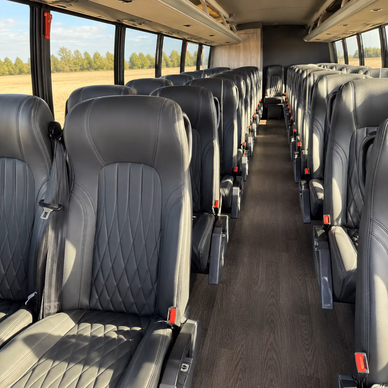 Mobile School Event Transportation party bus interior