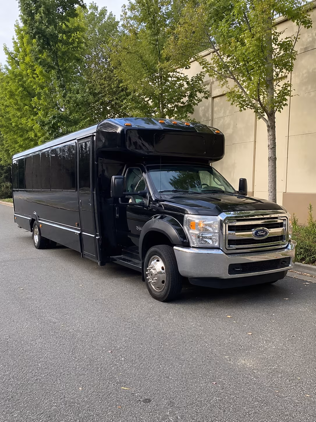 Mobile Sporting Event Transportation party bus exterior
