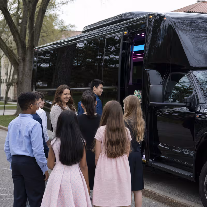 Mobile School Transportation fleet vehicle